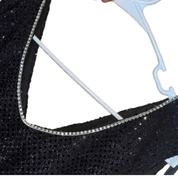 Rivar’s Big Girls’ Cocktail Party Sequined w/ Rhinestone Neckline Dress Sz- 7/8 - Picture 6 of 9